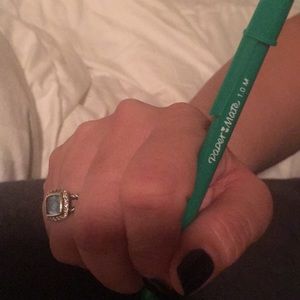 David Yurman petite Albion aquamarine size 7.